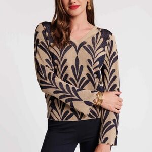 Dakota Top Royal Palm Knit